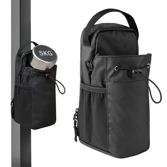 Magnetic Gym Bag with Phone Pocket & Bottle Holder